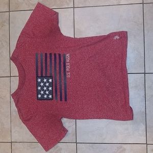 US Polo Assn. Red Polo Kids Size 10